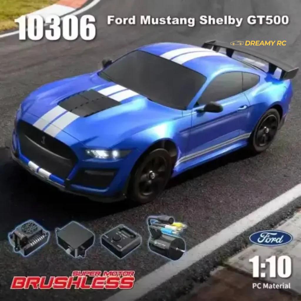 MJX Hyper Go 10306 1_10 4WD Brushless RC Car — Mustang Shelby GT500 (70 km_h)