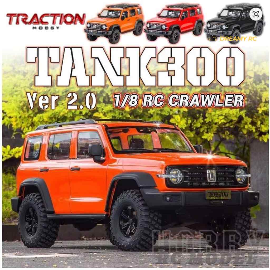 Traction Hobby KM Tank300 V2 1:8 4WD RC Crawler