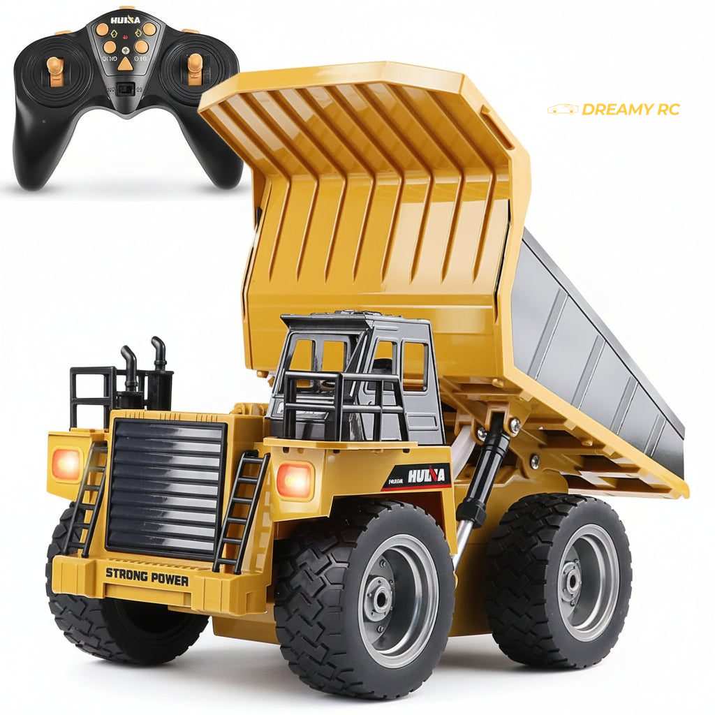 Huina 1533 1:18 RC Dump Truck 9CH Semi-Alloy