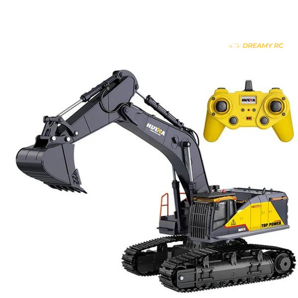 Huina 1592 1:14 RC Excavator 22CH, Alloy Bucket