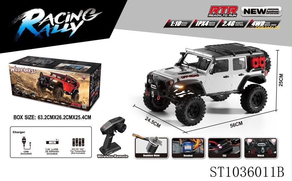 HB Toys R1016-2 1:10 Brushless RC Crawler