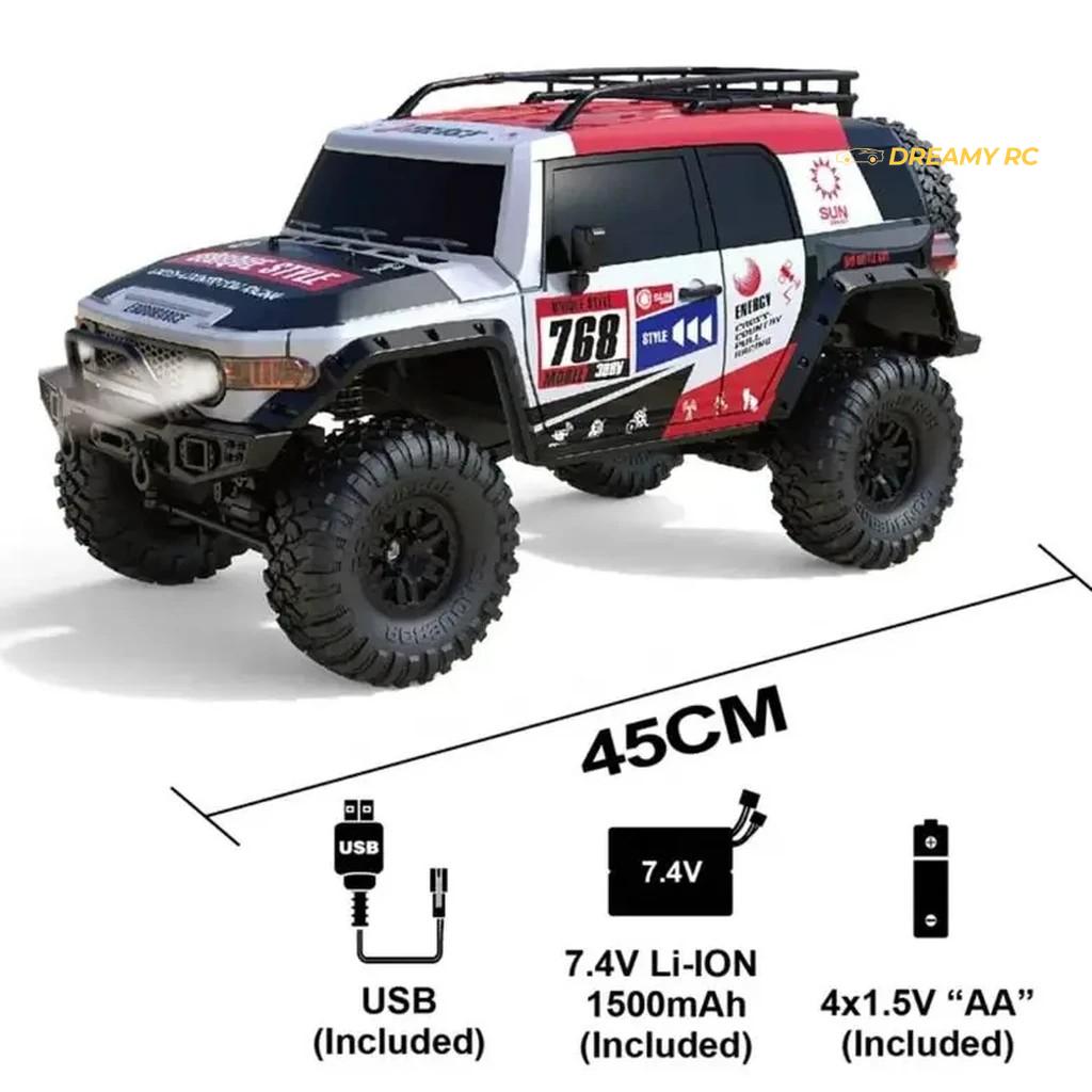 HB Toys ZP1008 1:10 FJ Cruiser RC Rock Crawler