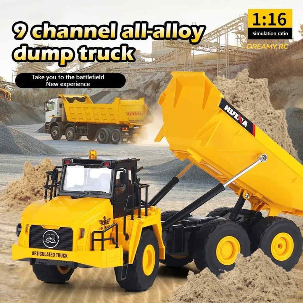 Huina 1553 1:16 RC Articulated Dump Truck 9CH