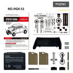 HG4-51 Steyr 1500A 1:18 Metal RC Military Crawler