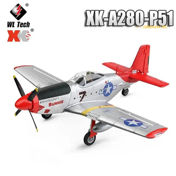 WLtoys XK A280 P-51 Mustang Brushless RC Plane