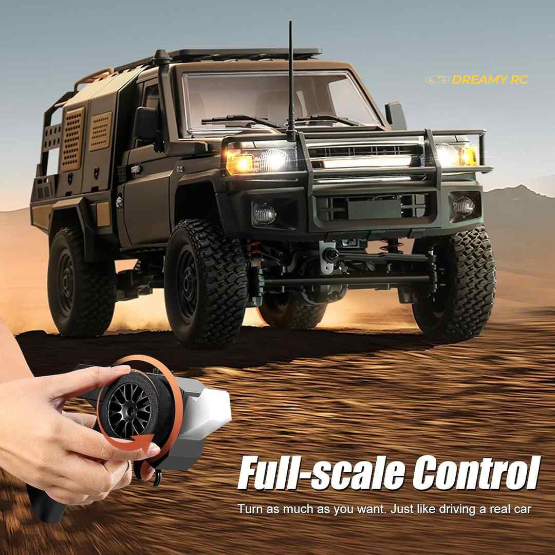 MN Model MN82S 1:12 4WD RC Crawler, LED & Sound