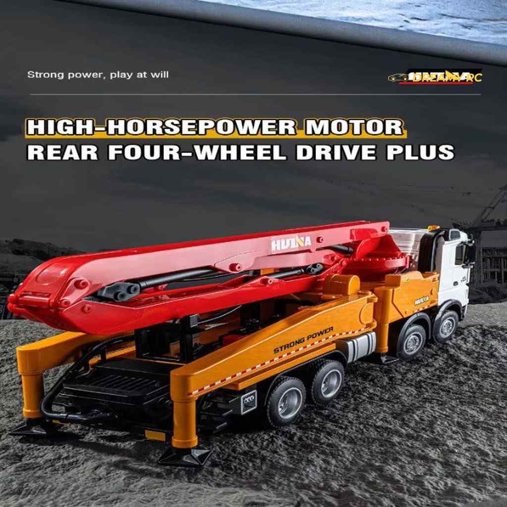 Huina 1381 1:18 RC Concrete Pump Truck 11CH