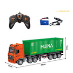 Huina 1317 1:18 RC Container Truck with Trailer