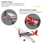 VolantexRC P-51D Mustang 400mm RC Plane Red-Tail