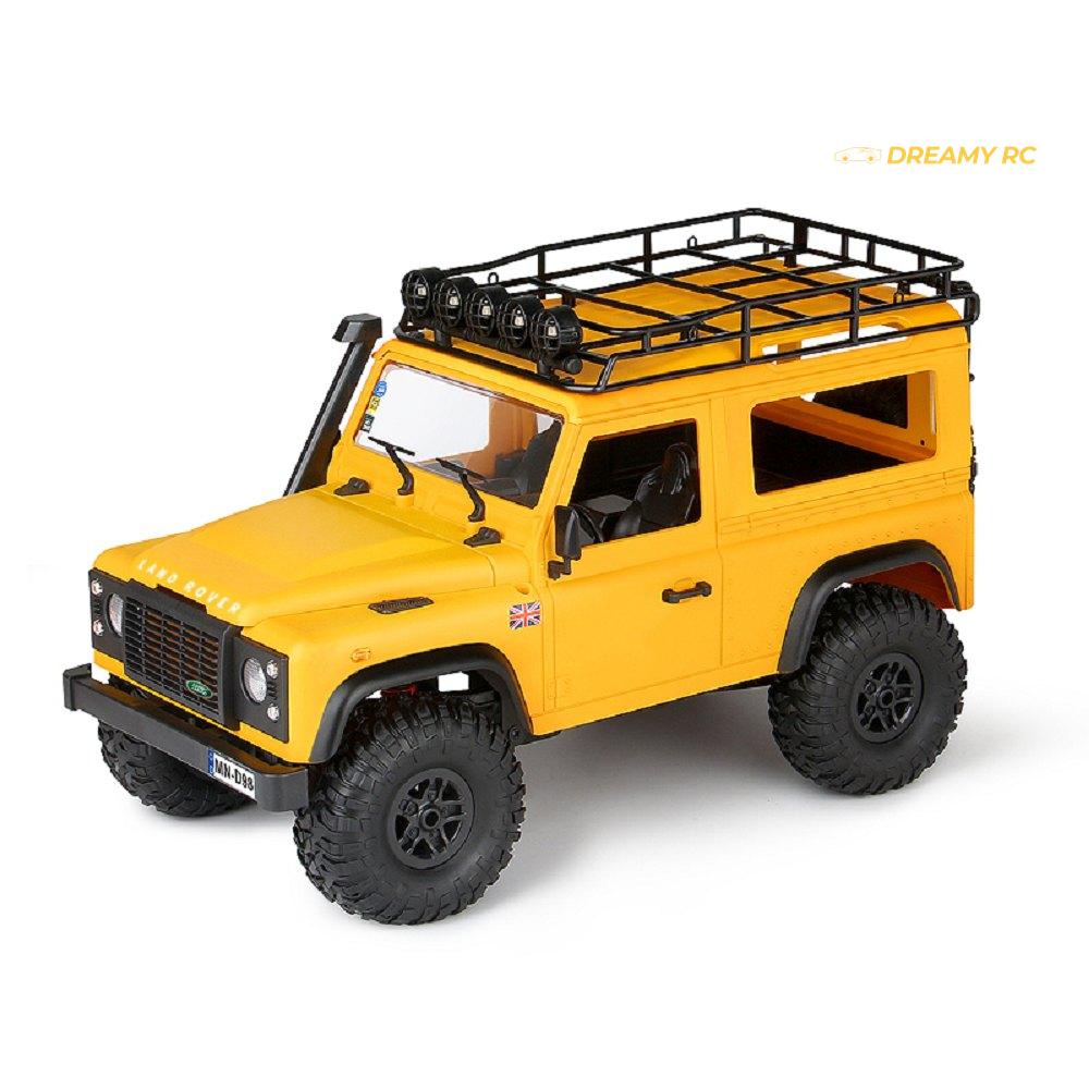 MN Model MN98 1:12 Defender-Style RC Crawler, Roof Lights