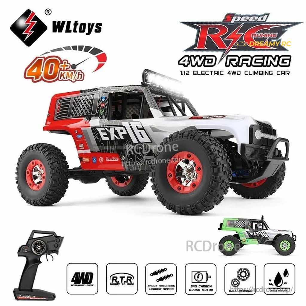 WLtoys 124006 EXP16 1:12 4WD RC Desert Truck
