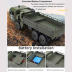 JJRC Q75 1:16 6WD RC Military Truck