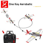 VolantexRC P-51D Mustang 400mm RC Plane Red-Tail
