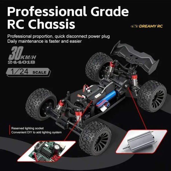 WLtoys 244018 1:24 2WD Off-Road RC Climbing Car 30 km/h