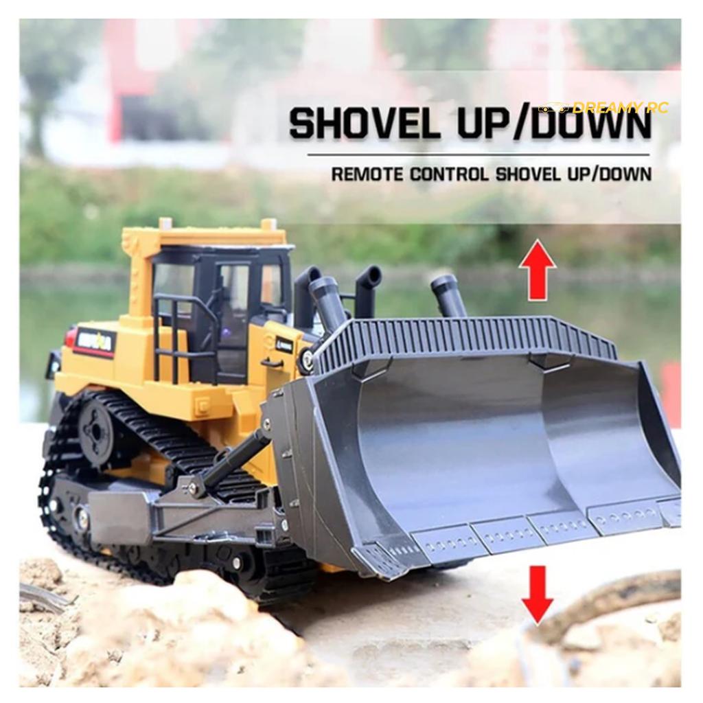 Huina 1554 1:16 RC Bulldozer 11 Function