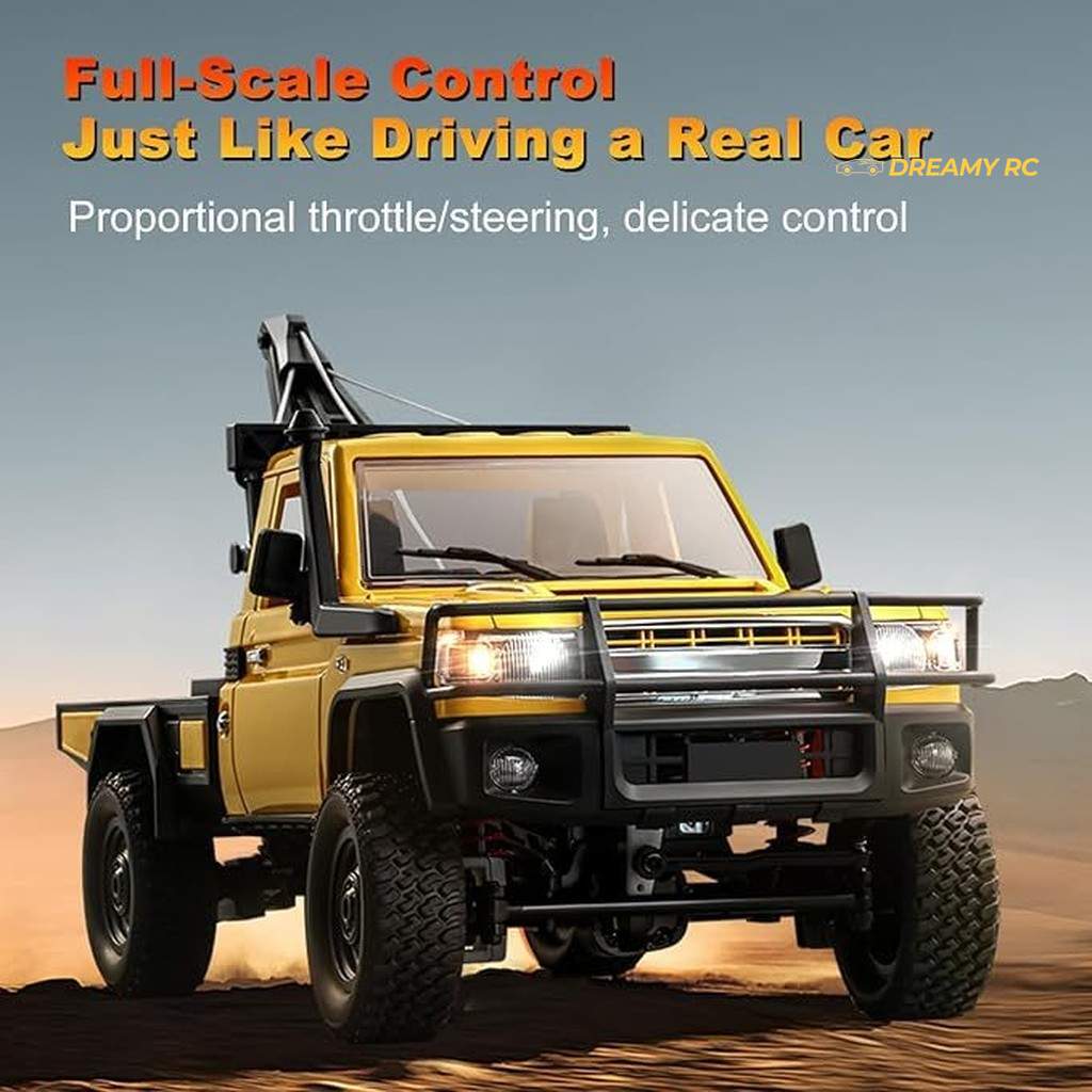 MN Model MN82T 1:12 RC Crawler with Working Crane