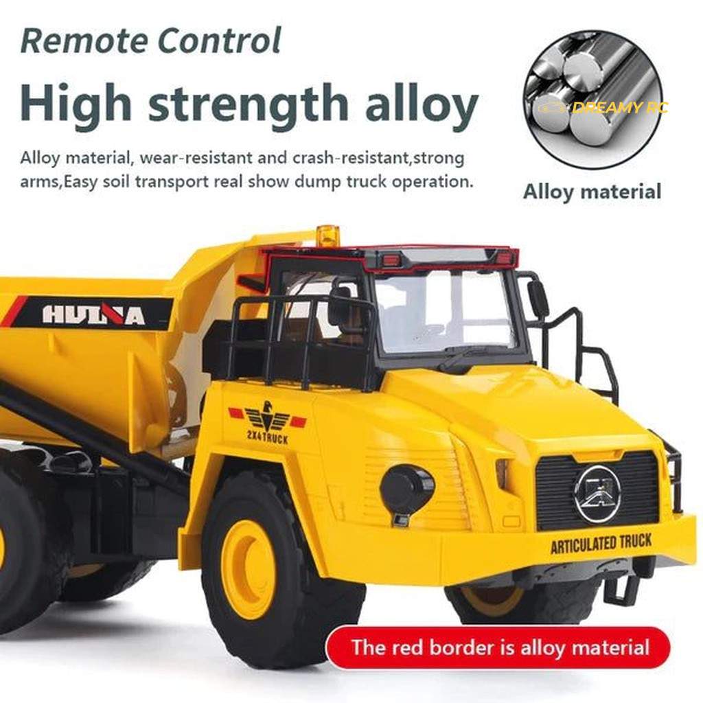 Huina 1553 1:16 RC Articulated Dump Truck 9CH