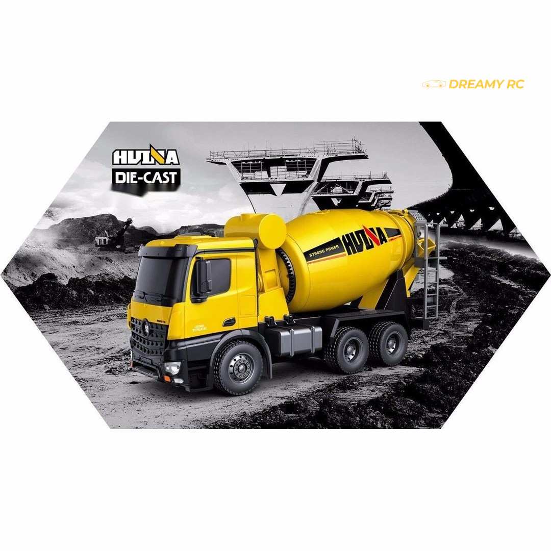Huina 1574 1:14 RC Concrete Mixer Truck