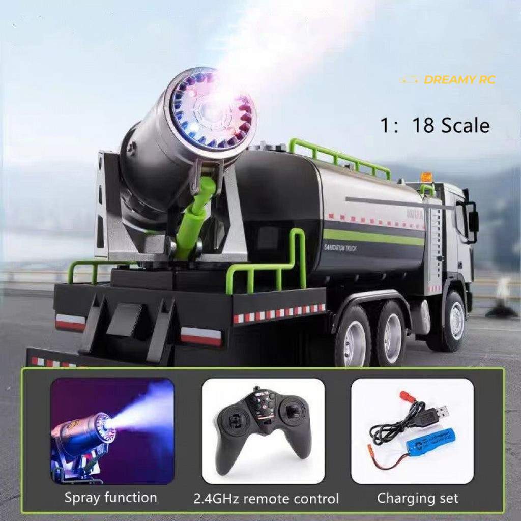 Huina 616 1:18 RC Sprinkler Truck, Real Water Spray