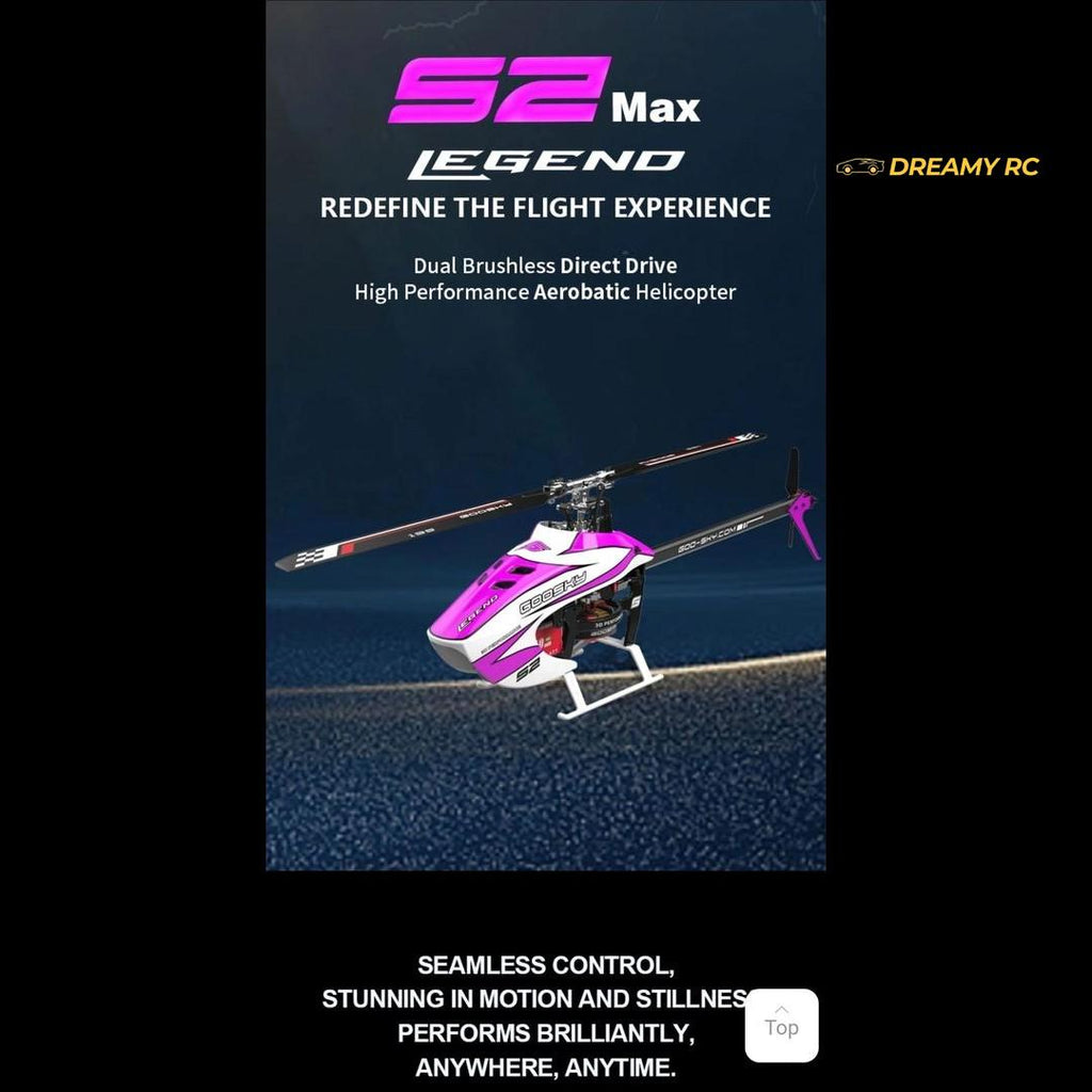 Goosky Legend S2 Max RC Helicopter