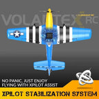VolantexRC P-51D Mustang 400mm RC Plane Blue Obsession