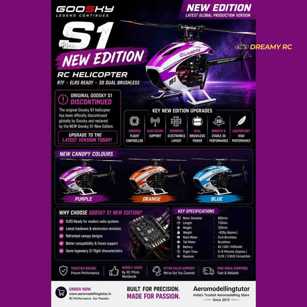Goosky S1 New Edition RC Helicopter