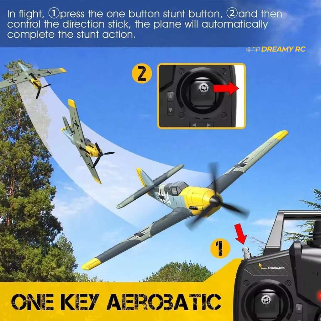 VolantexRC BF-109 400mm RC Warbird RTF