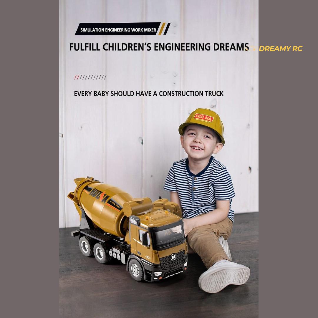 Huina 1574 1:14 RC Concrete Mixer Truck