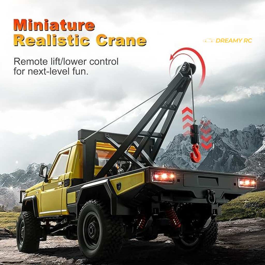 MN Model MN82T 1:12 RC Crawler with Working Crane