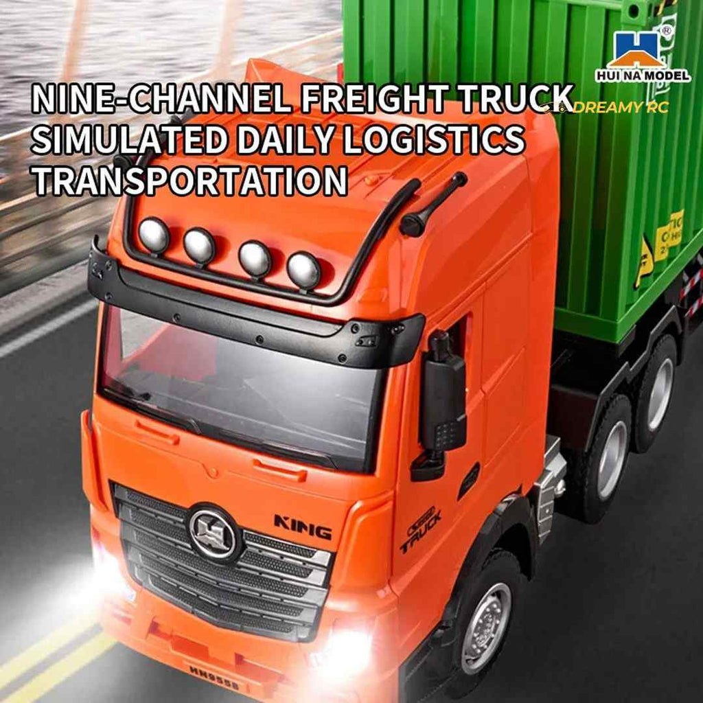 Huina 1317 1:18 RC Container Truck with Trailer