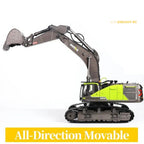 Huina 1593 1:14 RC Excavator, Metal Gear 22CH