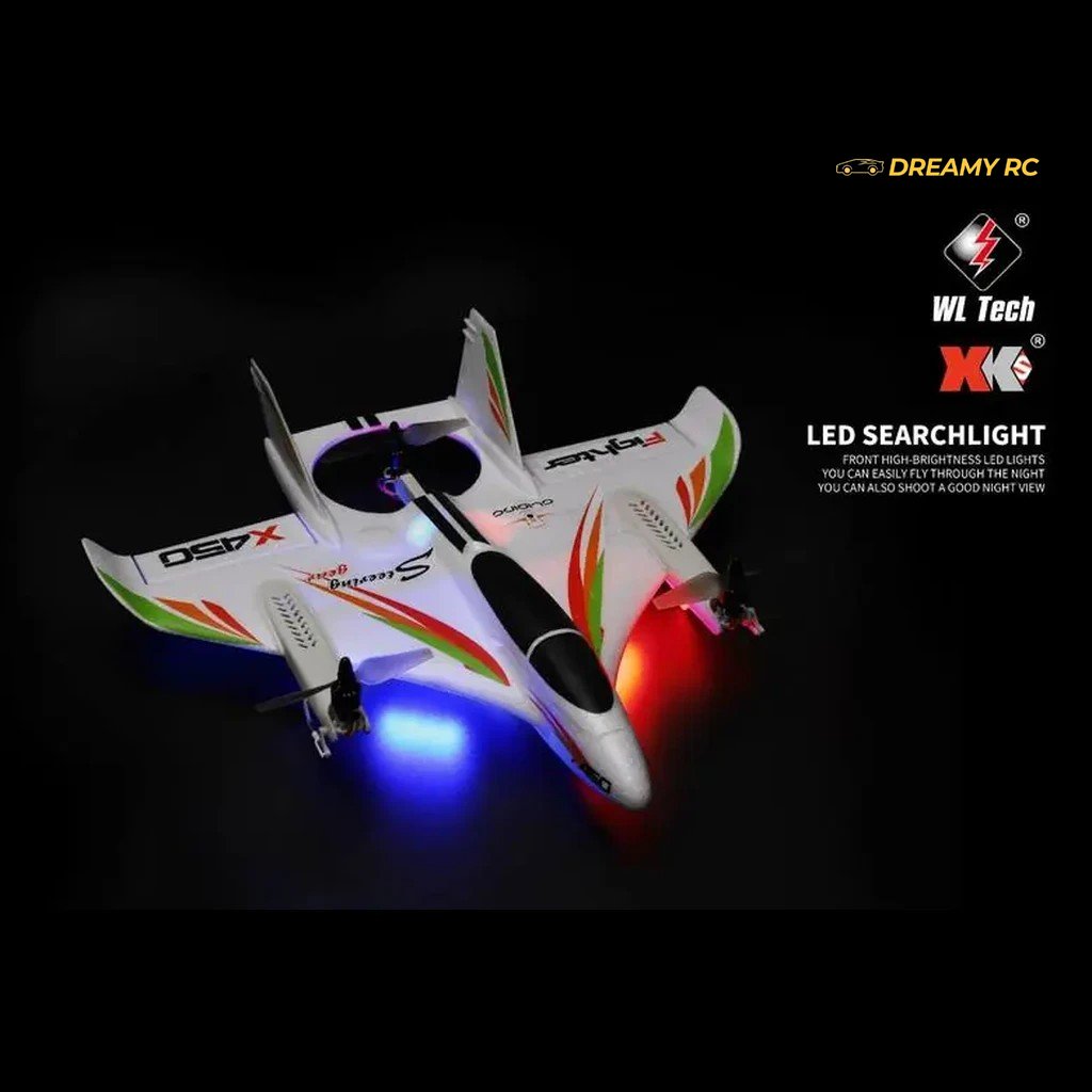 WLtoys XK X450 VTOL RC Fighter Jet 6-CH
