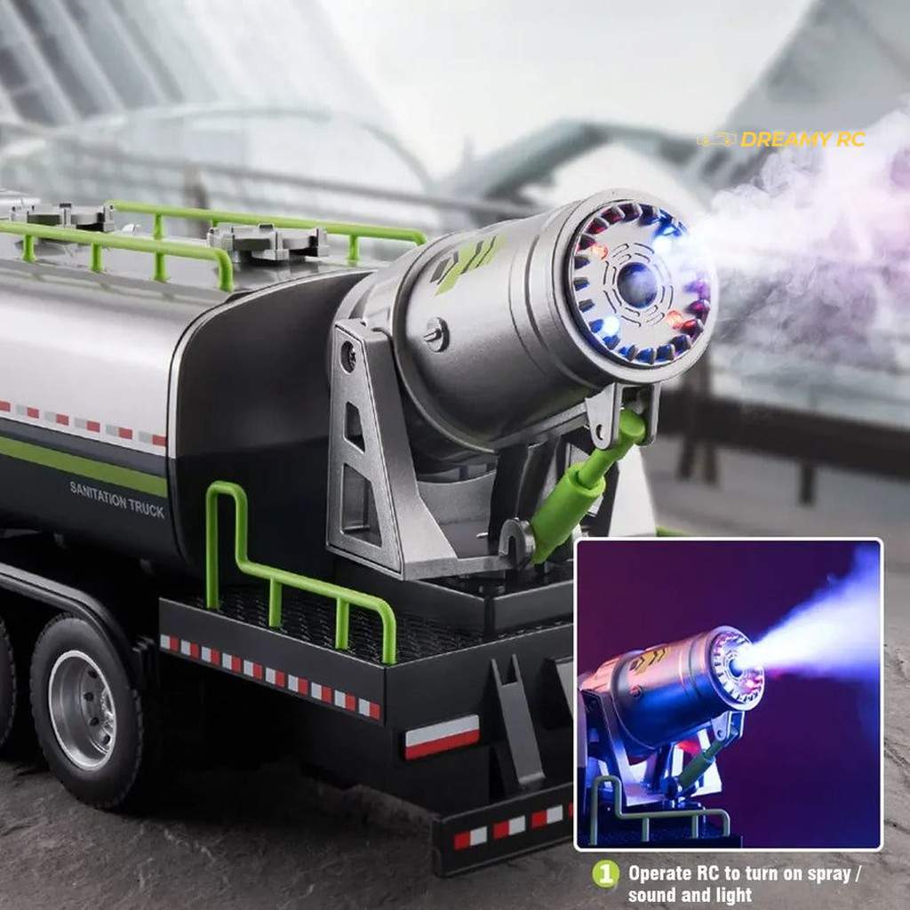 Huina 616 1:18 RC Sprinkler Truck, Real Water Spray
