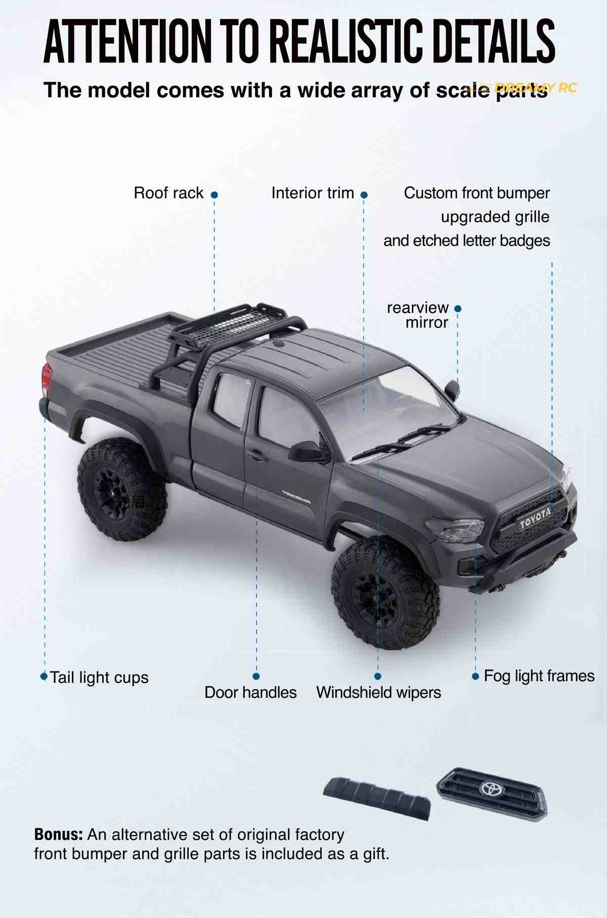 FMS FCX24M Toyota Tacoma 1:24 RC Crawler