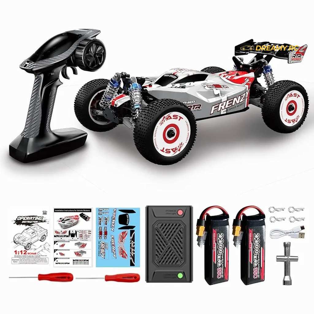 HOSHI N517C Frenzy 1:12 4WD Brushless RC Buggy — 70 km/h, Dual 3S