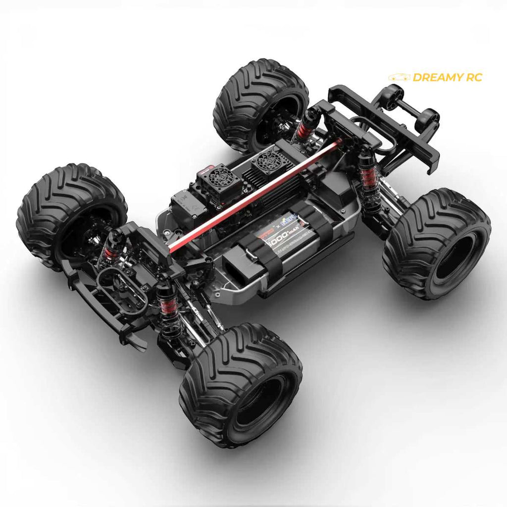 MJX Hyper Go 10210DC 1:10 Brushless 4WD RC Monster Truck — 80 km/h image 3