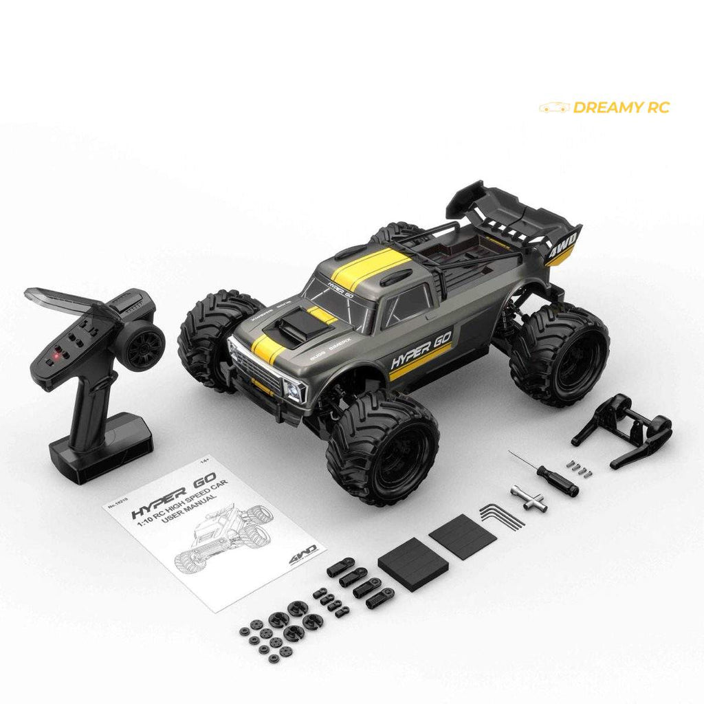MJX Hyper Go 10210DC 1:10 Brushless 4WD RC Monster Truck — 80 km/h image 4