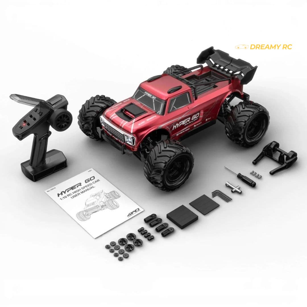 MJX Hyper Go 10210DC 1:10 Brushless 4WD RC Monster Truck — 80 km/h image 6