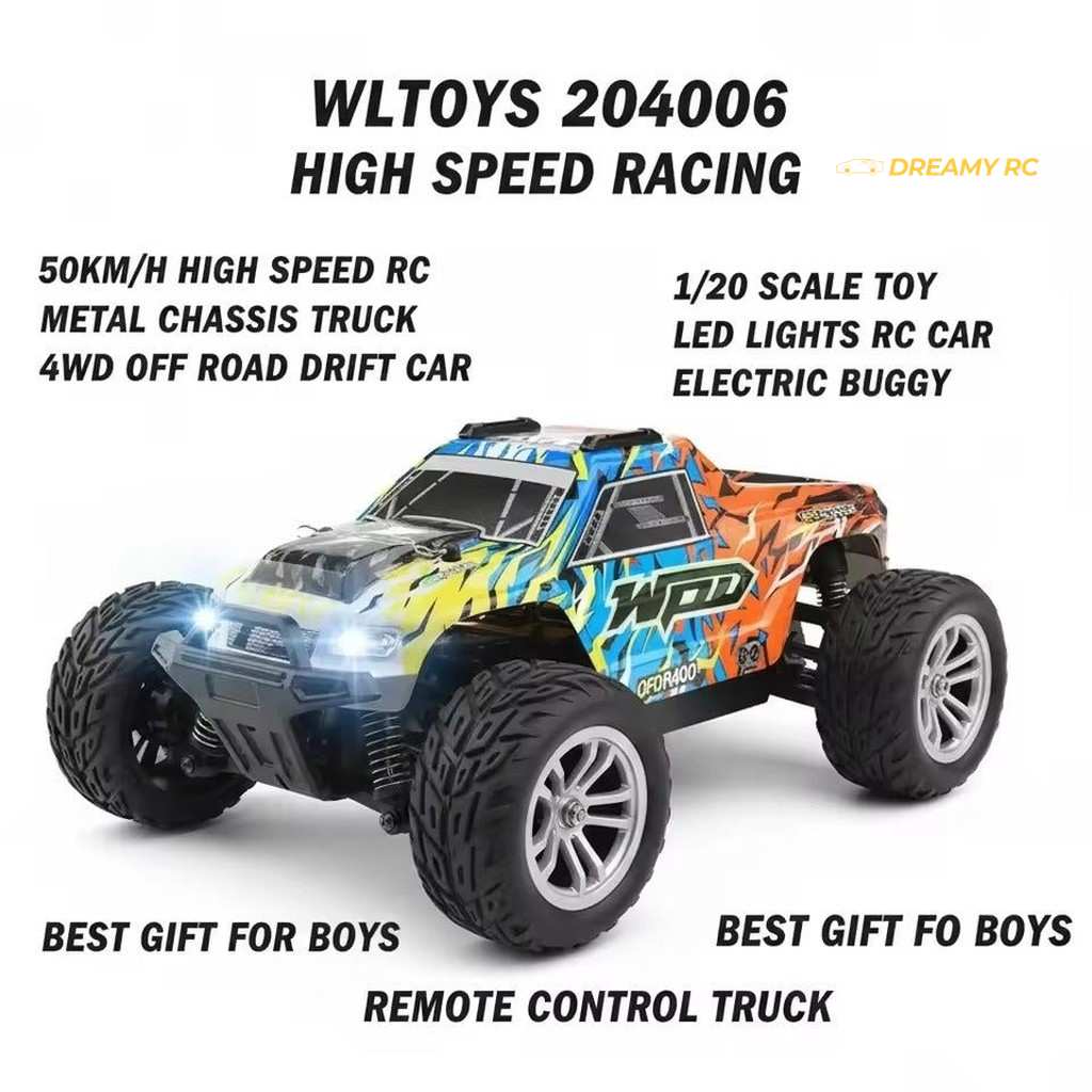WLtoys 204006 1:20 4WD Off-Road Drift RC Car — 50 km/h image 2